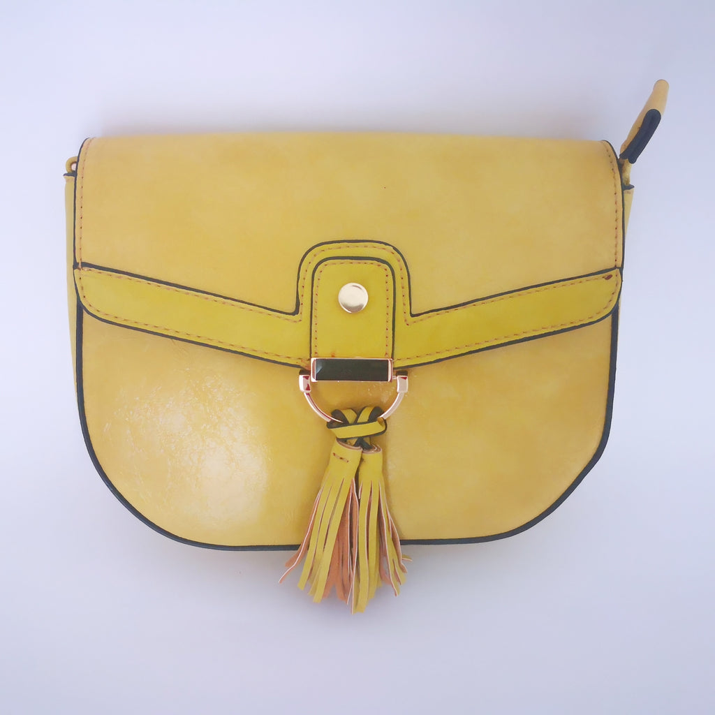 Bandolera amarilla discount